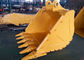 Wheeled Excavator Rock Bucket Extension CAT336 V Ditching Bucket With 6 Teeth