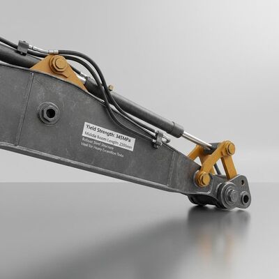 Vloeigrens 345MPa Graafmachine Giek Arm Middelste Giek Lengte 2300mm Robuuste Stalen Structuur Ideaal voor Zware Graafwerkzaamheden