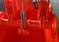 Snak van de de Greep de Gehechtheid Aangepaste Rode Kleur van het Bereikgraafwerktuig Grote Duurzame Cilinder